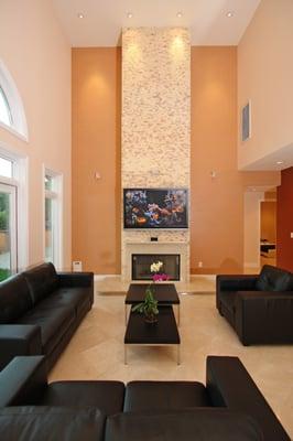 High Ceiling (over 20feet) on a two-story remodel