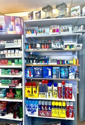 Lighters, torches, butane , accessories