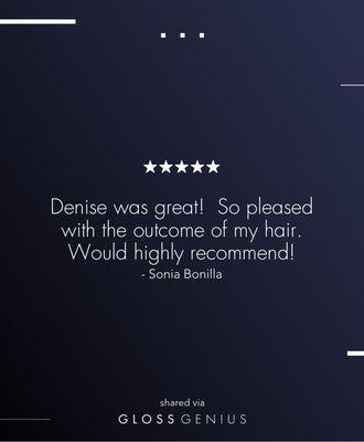 Review from client.