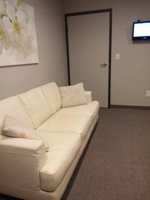 One of the eye exam rooms, great decor all throughout the office.