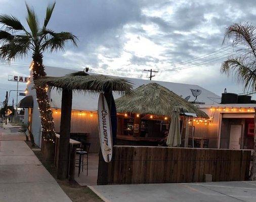 our beach bar in the desert