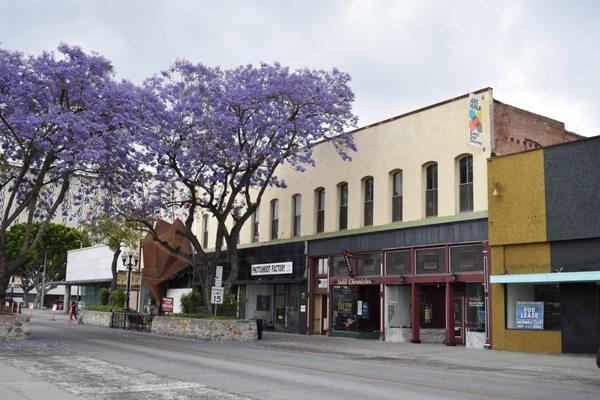 The Oxarart Block in historic Downtown Pomona.