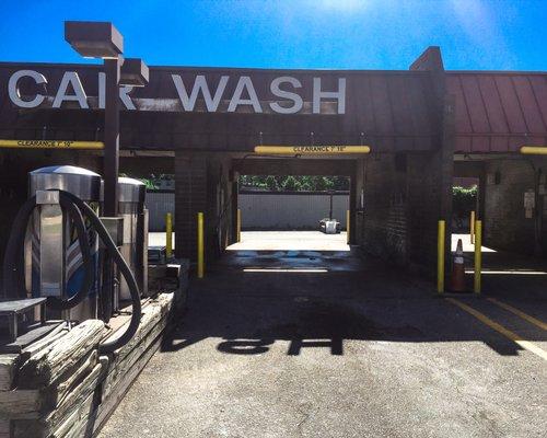 Large and Clean Car Wash Bays