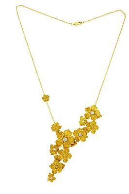 Carrera y Carrera Emperatriz Maxi Women's Flower Necklace In 18k Gold