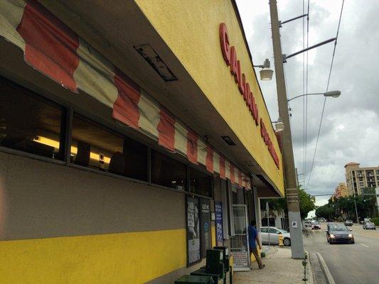 37th Ave (Douglas Road), facing GLIANO the Coral Gables Street which the store is presumably named after.