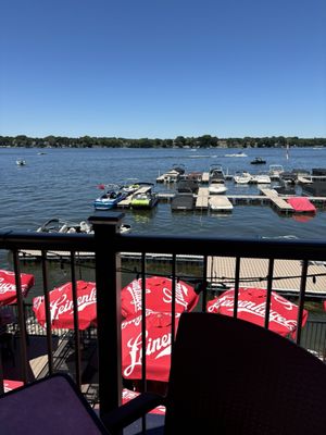 Balcony view of Prior Lake