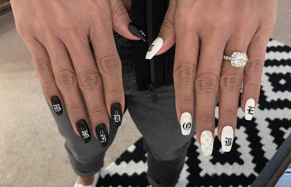 Bachelorette party nails! "Bride To Be"