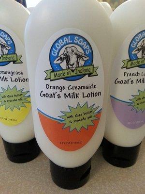 Goat's Milk Lotion made with our own fresh goat's milk