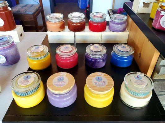 All soy wax candles