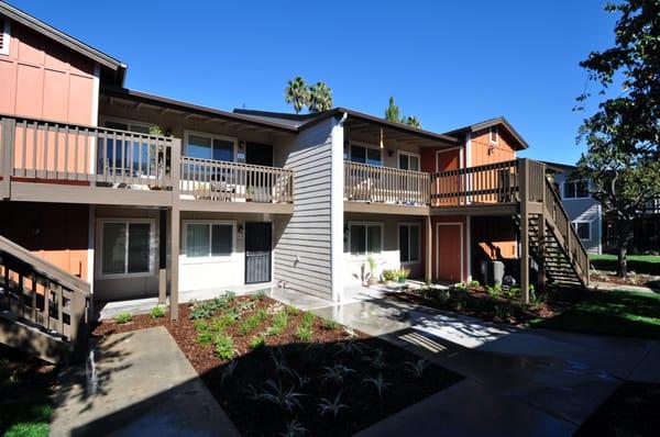 Village Grove Apartments in Escondido, CA  Exterior.