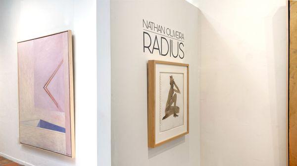 Nathan Oliveira: RADIUS Installation shot