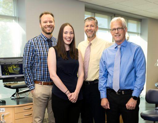 Dr. Kevin Knutson, Dr. Sarah McDermott, Dr. William Bird, and Dr. Steven Peterson.