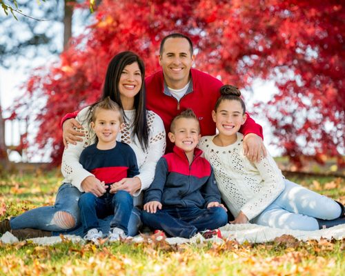 Fall Family Session at Waveny Park