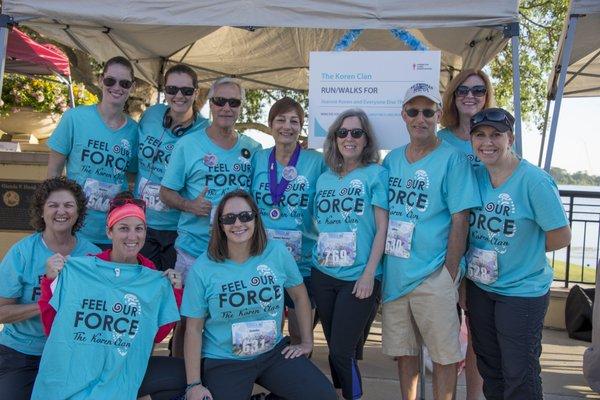 Every May, hundreds gather in Baldwin Park for the LUNG FORCE Run/Walk, a 5k run and walk event to raise awareness for women's lung health.