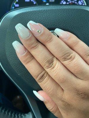 Flawless job on my wedding nails!!! They took such great care of me and all my bridesmaids!!!