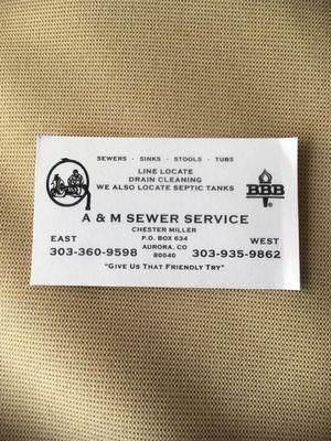 A & M Sewer Service