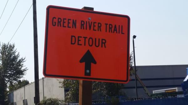 Detours to the Inter Urban Trail at South Center