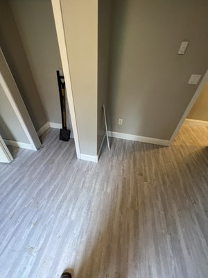 Flooring and trim install