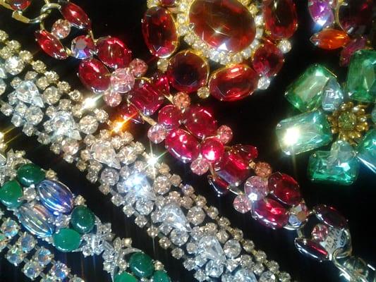 Great collection of vintage holiday bling!  Weiss, Coro, Eisenberg, Miriam Haskell and more...