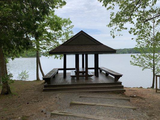 This pavilion has such a view!