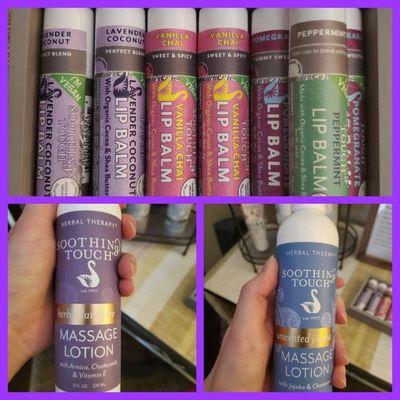 Soothing touch products