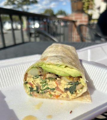 Veggie burrito