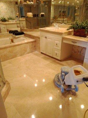 marble bathroo