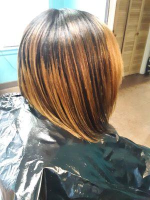 Natural Silk Presses with Highlight Color