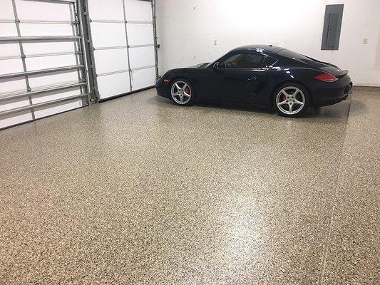 ColorFlake Floor Coating in Mojave