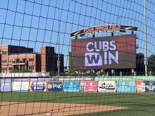 Cubs Win