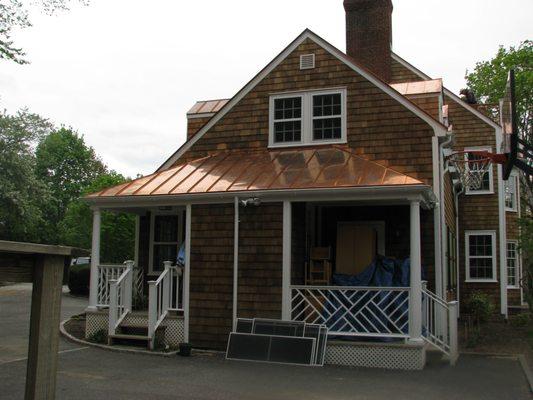 Copper roof