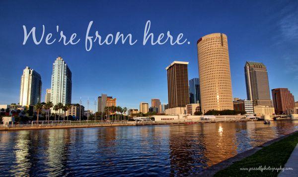 Tampa Bay Hillsborough River view from University of Tampa