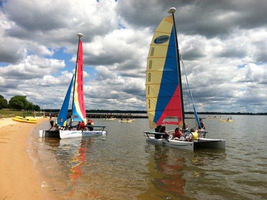 Hobie Cat rentals & lessons daily 10am-6pm