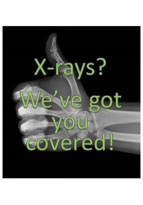 On-site x-ray machines!