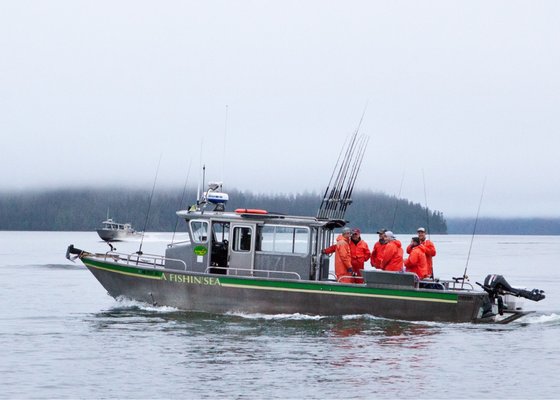 Headed out for a full day of fishing.