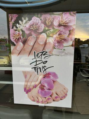 Nails and Orchid.