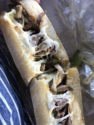 Steak and cheese grinder