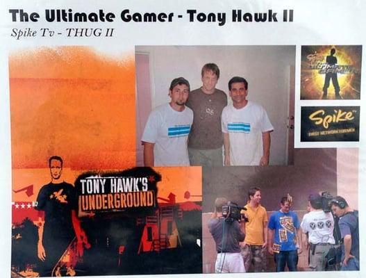 Tony Hawk Tv show for Spike TV