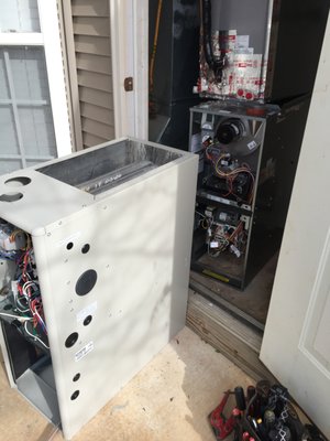 gas furnace install