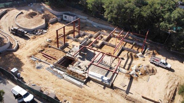 Steel for Mansion in La Canada