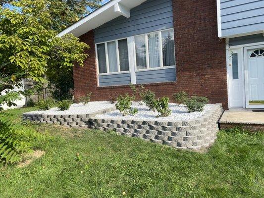 Retaining Wall Install