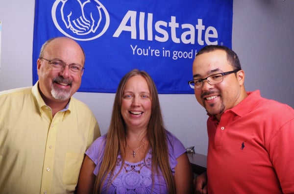 Tim McShane and Licensed Staff members Kim Hilton and Robert Matias