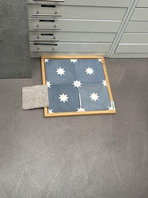 Tile from showroom