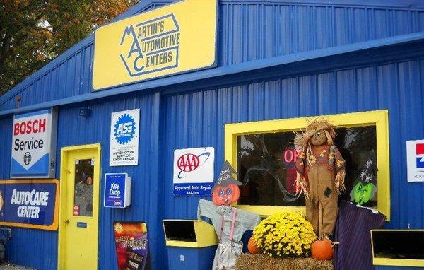 Martin's Automotive Center shop front in Mt. Vernon, IL