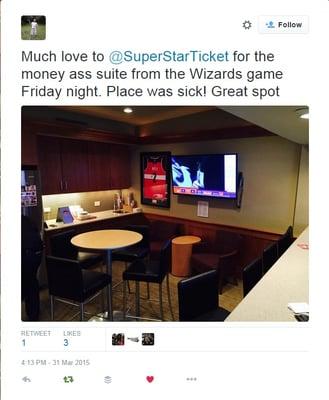 Washington Wizards Verizon Suites