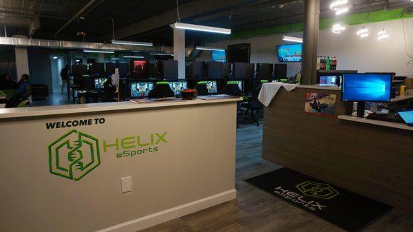 Front Entrance to Helix Main Room