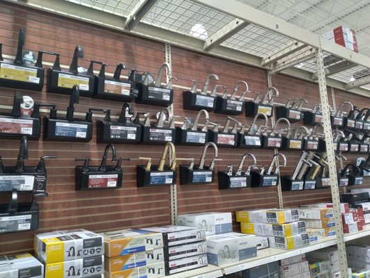 Vast selection of faucets!