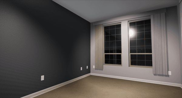 3D design Preview of a bedroom