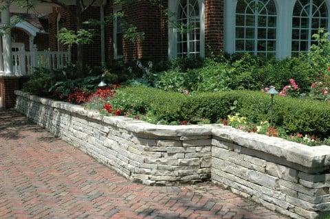 Natural retaining walls