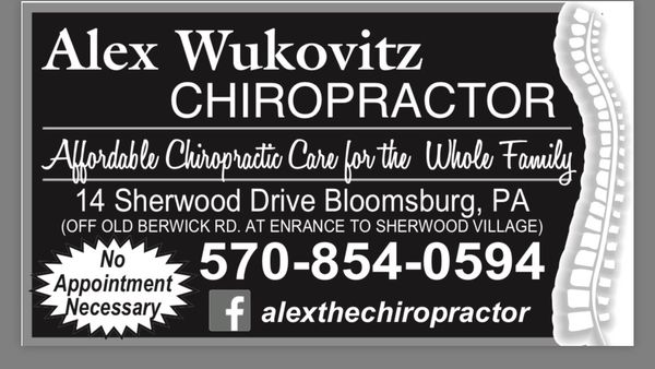 Alex Wukovitz, Chiropractor